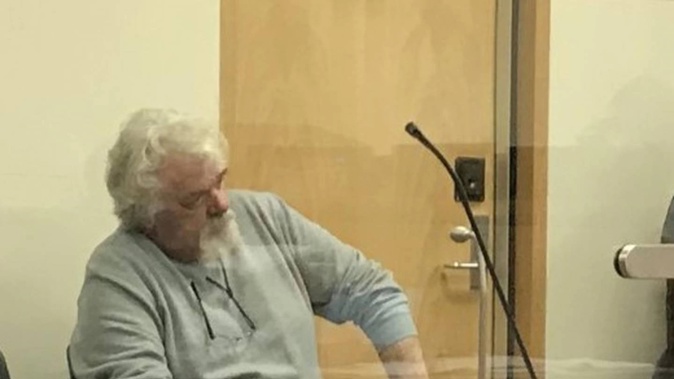 Wayne Moonie at his sentencing for multiple child abuse offences. (Photo / John Weekes)