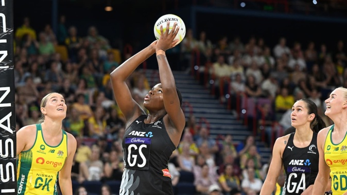 Grace Nweke in action for the Silver Ferns. Photo / Photosport
