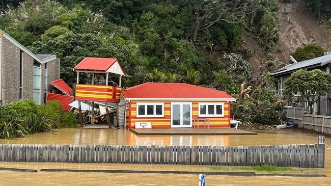 Piha residents have already had a very tough few months, with slips and flooding caused by Cyclone Gabrielle in February being the worst of it. Photo / Paul Gillick