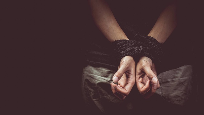 Ryan Morgan Moorehead, 28, was with a group of men who kidnapped a man and left him tied up and naked on the side of a country road. Photo / Getty Images