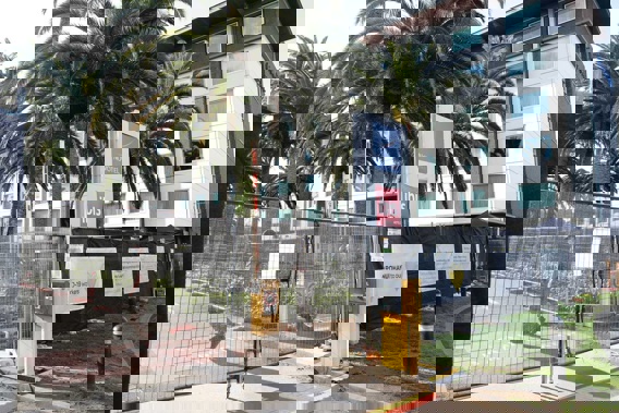 The Novotel MIQ hotel in Ellerslie where a Covid-19 positive man escaped yesterday. (Photo / Dean Purcell)