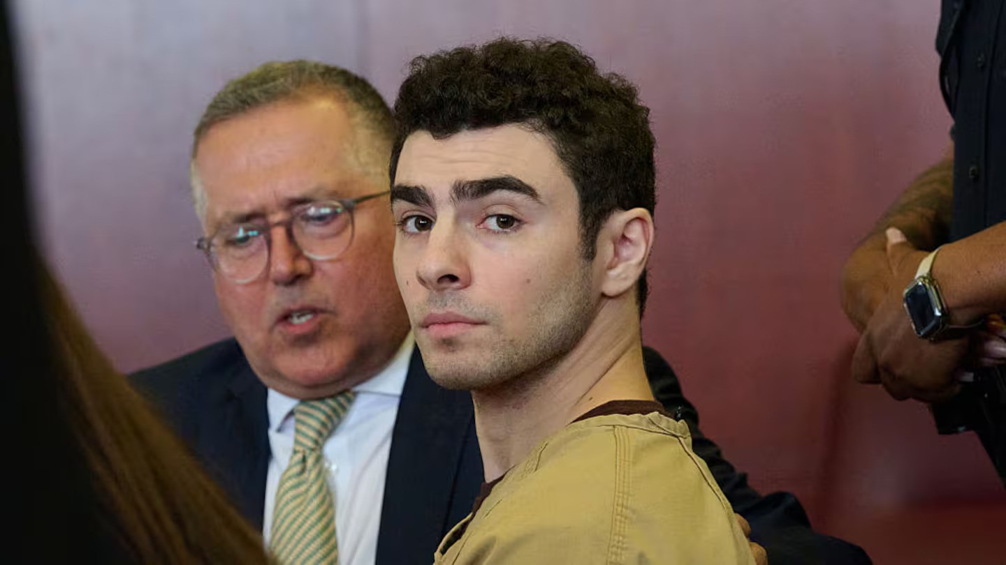 Luigi Mangione was charged with the murder of UnitedHealthcare CEO Brian Thompson last year. Photo / Curtis Means, DailyMail, Bloomberg via Getty Images