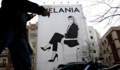 Picture taken in Madrid on January 22, 2026 shows a giant advertising billboard for the documentary film "Melania" about US First Lady Melania Trump. Photo / Thomas Coex, AFP
