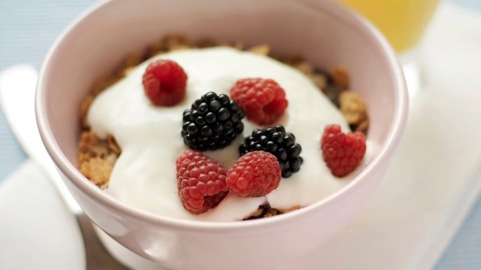 We all know yoghurt is good for us - now research shows the probiotics in it could help lessen the negative effects of microplastics in our bodies. Photo / 123rf
