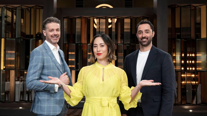 MasterChef Australia Judges: Jock Zonfrillo, Melissa Leong and Andy Allen. Photo / Supplied