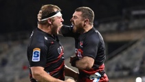 Crusaders coach ahead of the Super Rugby playoffs