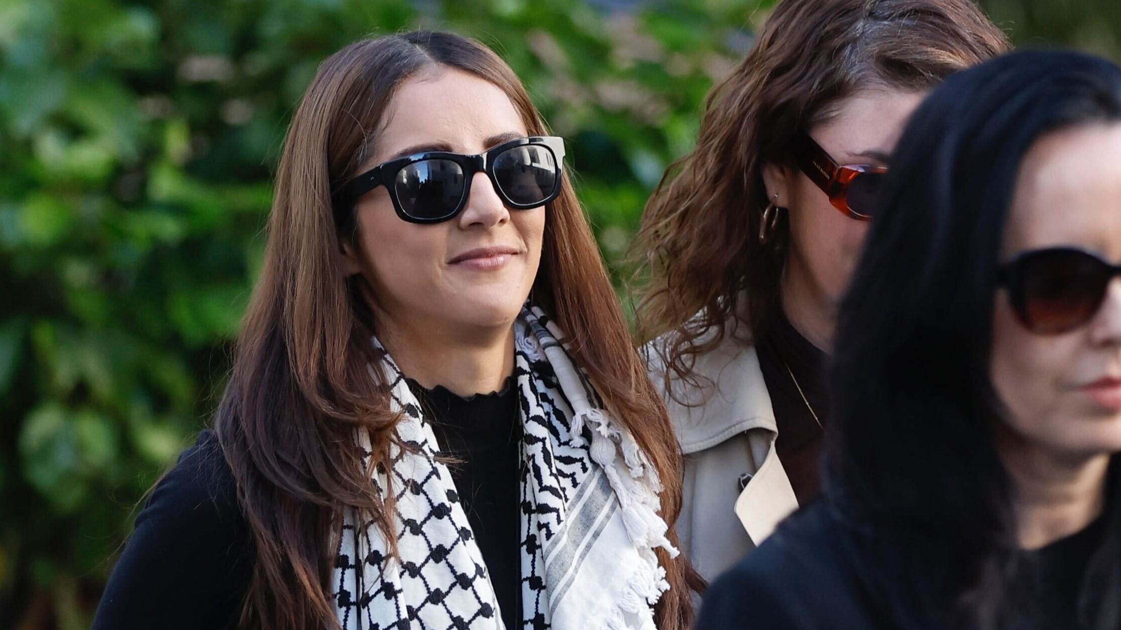 Former Green Party of Aotearoa MP Golriz Ghahraman arriving at Auckland District Court, where she was sentenced for shoplifting. Photo / Michael Craig