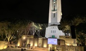 The Dawn Service at the National War Memorial in Wellington. Photo / Tobias Macintosh
