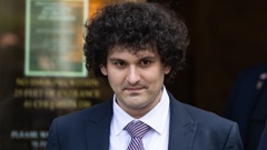 Sam Bankman-Fried, co-founder of FTX Cryptocurrency Derivatives Exchange, leaves court in New York, US, on Wednesday, July 26, 2023. Photo / Getty