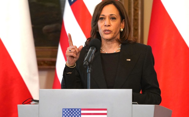US Vice President Kamala Harris, seen here in Warsaw, Poland on March 10, says "The United States and Poland are united in what we have done and are prepared to help Ukraine and the people of Ukraine, full stop". (Photo / Getty Images)