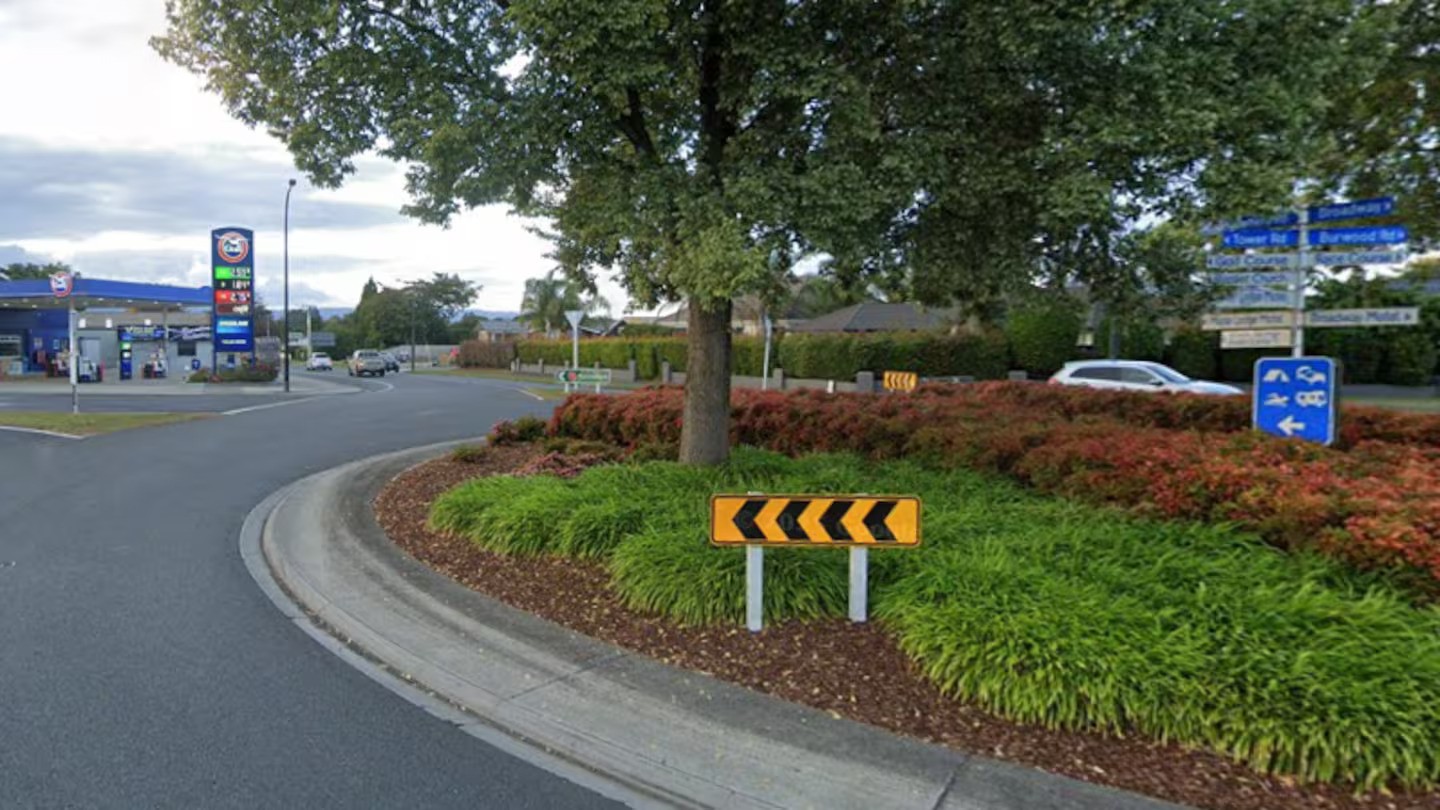 'Loud bang': Person critical after car careens across roundabout, smashes into house