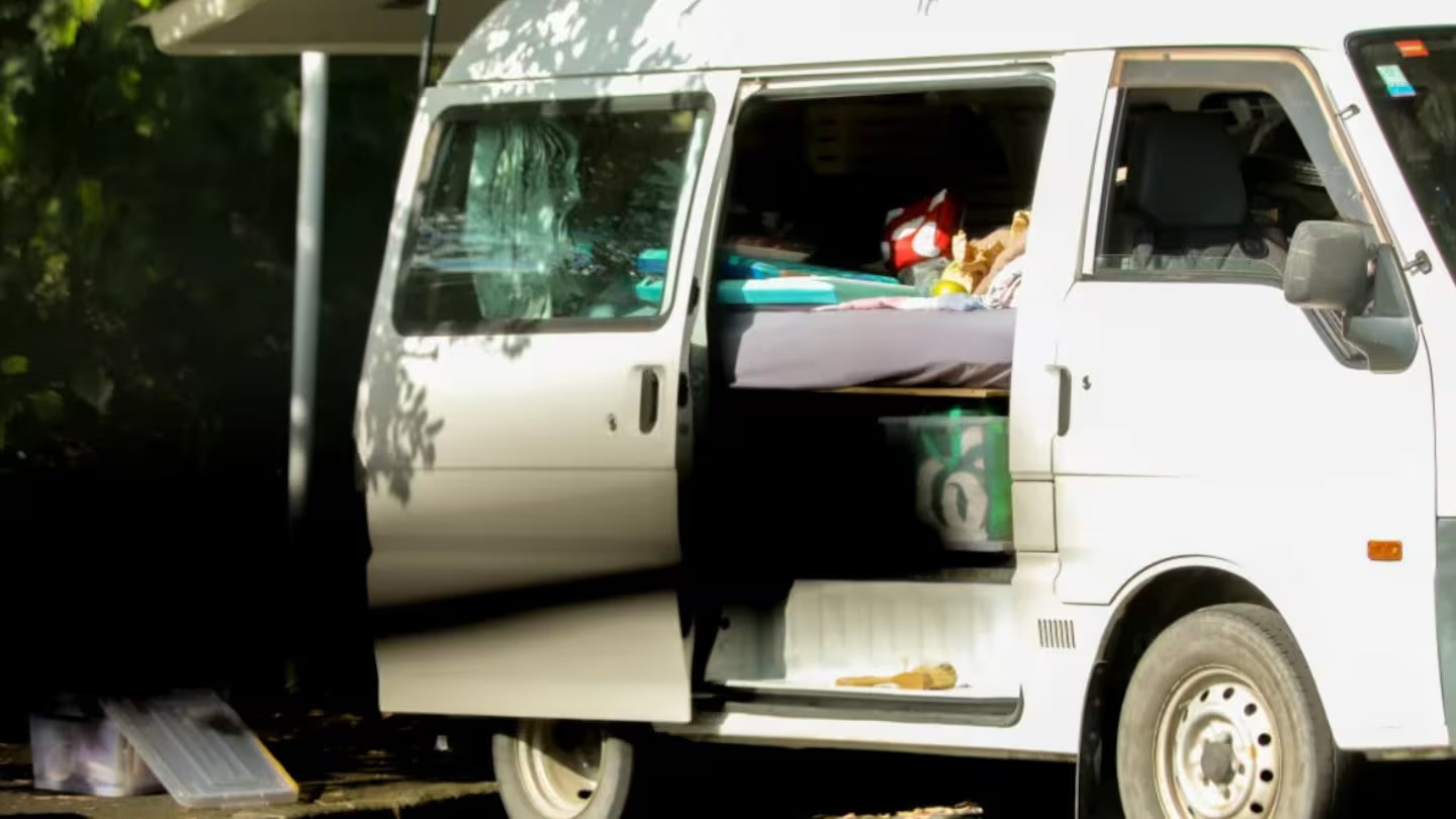 The Hawke Sea Scouts in Herne Bay are facing issues with freedom campers urinating and defecating near their hall. Photo / Marika Khabazi, RNZ