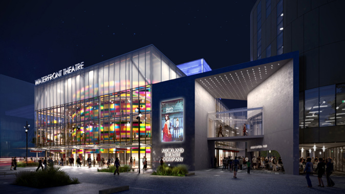 An artist's impression of the Auckland Waterfront Theatre (Supplied)