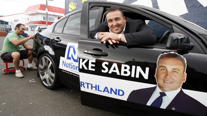The fledgling political career of Northland MP Mike Sabin is under threat after a report that he's under police investigation over an alleged assault (Newspix/NZ Herald)