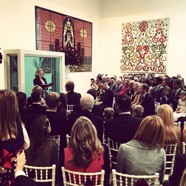 "It's beginning!! The Registrar welcomes our guests. #ShareTheLove"