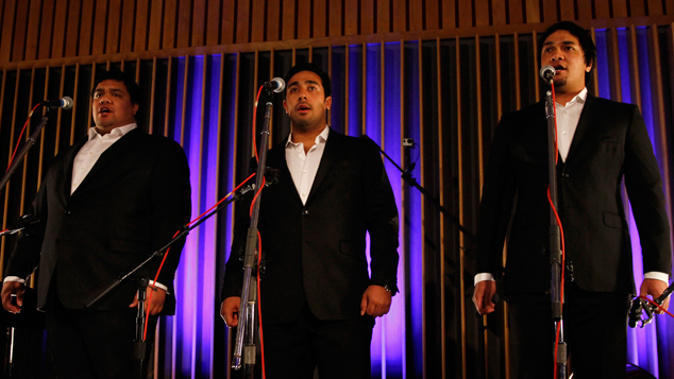Pene Pati (left), Moses McKay (centre) and Amitai Pati of Sole Mio (Getty Images)