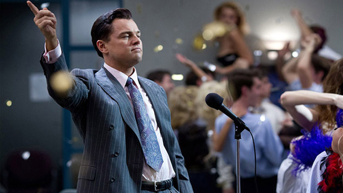 Scene from The Wolf of Wall Street