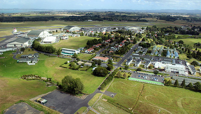 A plane's been forced to make an emergency landing at Whenuapai Air Force base, in Auckland (Photo: Edward Swift)