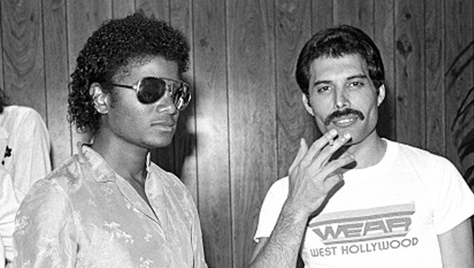 Freddie Mercury and Michael Jackson (BANG Showbiz)