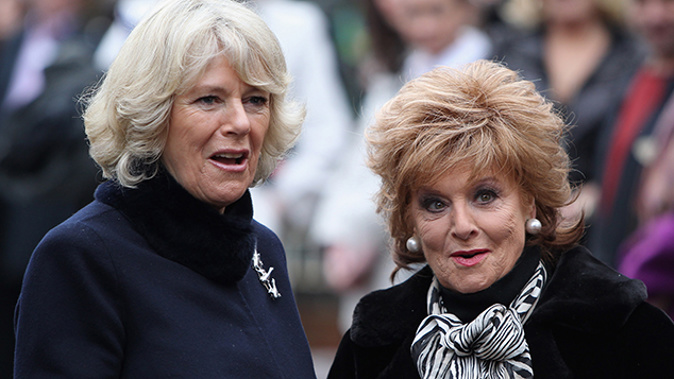 Barbara Knox with Camilla, Duchess of Cambridge. (Getty Images)