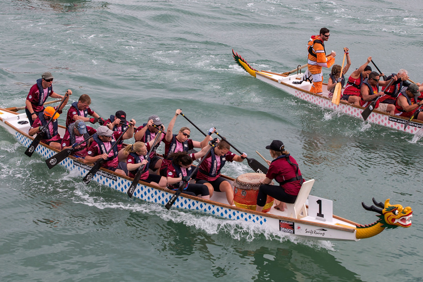 Dragon Boat Racing in Viaduct Harbour (Photo: Getty Images)