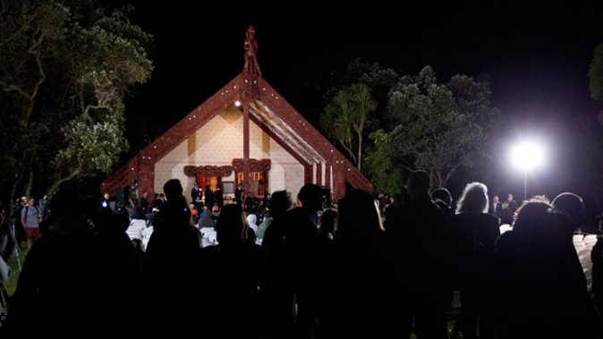 Members of the public at Waitangi during the Waitangi Day dawn service (NZME.)