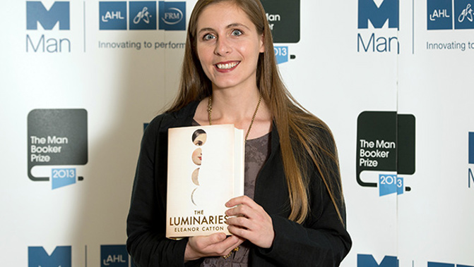 Eleanor Catton with the Man Booker Prize (Getty Images)