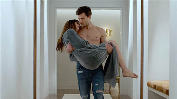 A scene from 'Fifty Shades of Grey'
