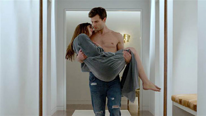 A scene from 'Fifty Shades of Grey'