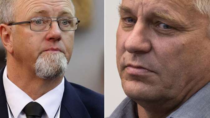 Mark Lundy (L) and Glenn Weggery (R) (Mark Mitchell)