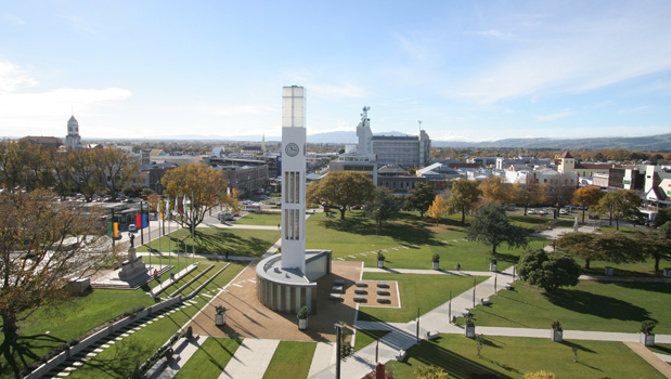 The main square of Palmerston North (Supplied)