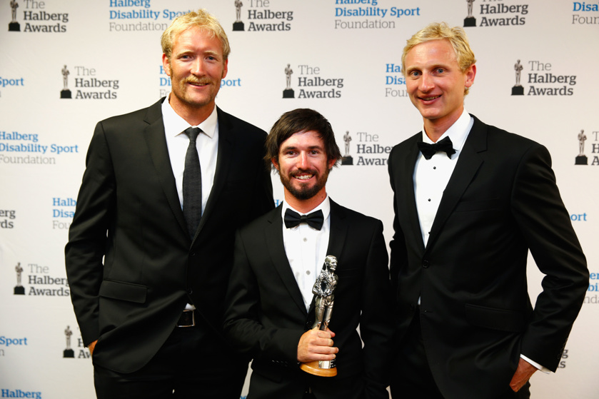 Hamish Bond & Eric Murray with Caleb Shepherd - Team of the Year (Photo: Getty Images)