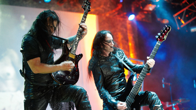 Heavy metal band Cradle of Filth, who created the T-shirt (Getty Images)