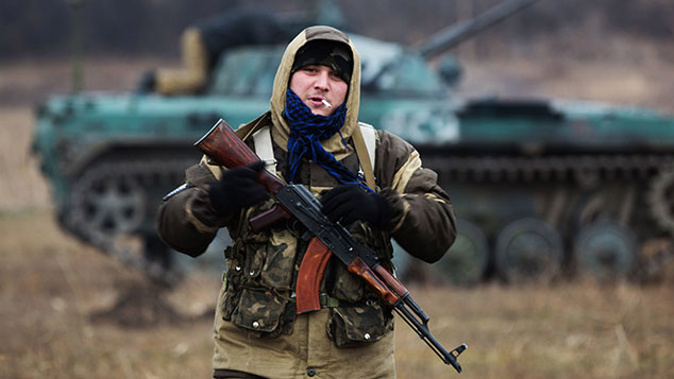 A pro-Russian rebel soldier in Ukraine (Getty Images)