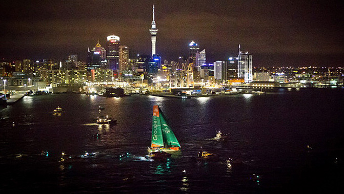 Groupama arriving in Auckland in 2012 (Getty Images)