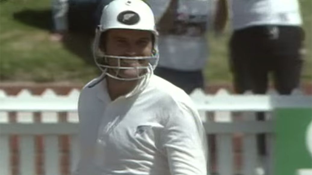 His highest test score was a phenomenal knock of 299 at the Basin Reserve, where he put together a record partnership with Andrew Jones.