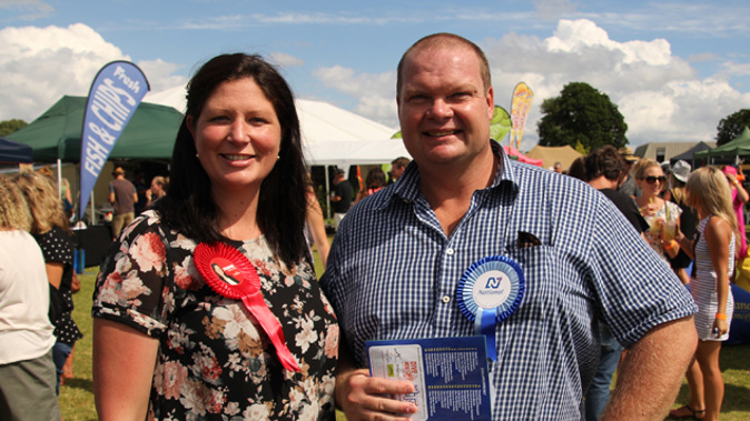 Willow-Jean Prime from Labour and Mark Osborne from National, candidates in the Northland by-election. (Newspix) 
