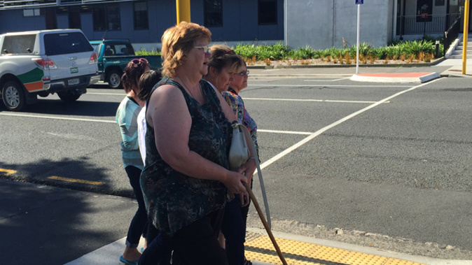 Beverley Sepuloni outside the New Plymouth District Court (Photo supplied) 