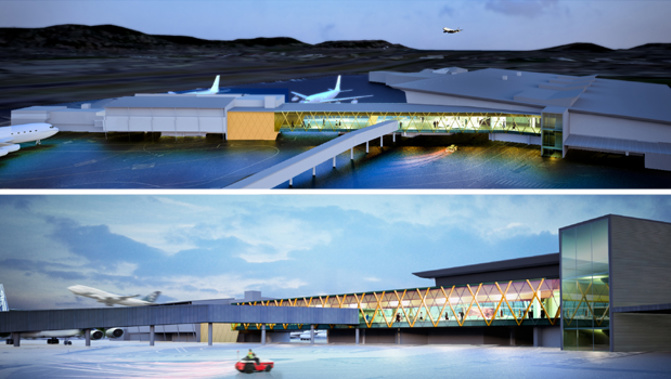 Plans for the Wellington Airport extension. (Supplied) 