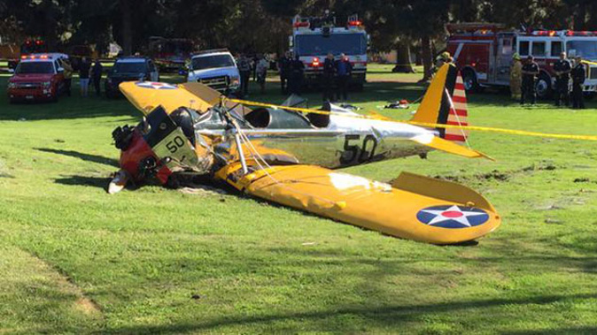 The scene of the plane crash (Supplied)