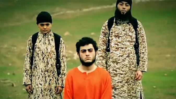 A screen grab from the video