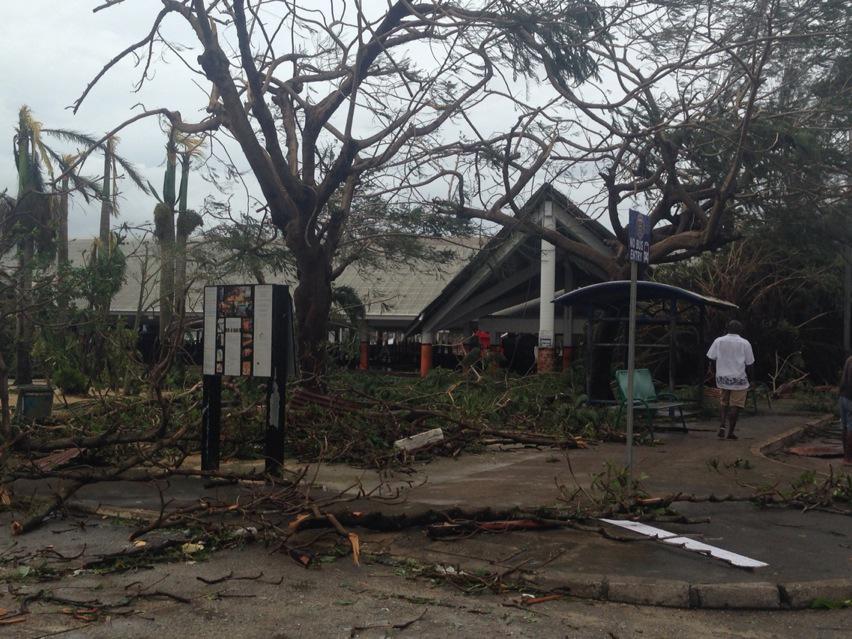 More devastation in Port Vila.