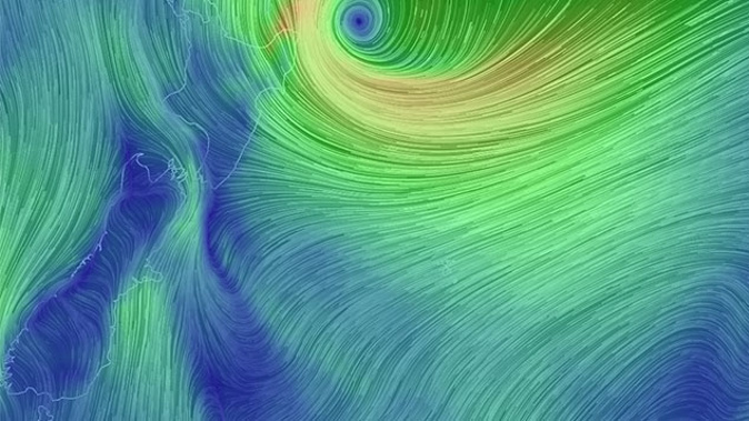 Cyclone Pam is approaching the Chatham Islands. 