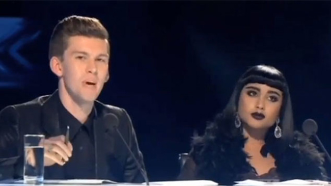 The ex X Factor judges Natalia Kills and Willy Moon 