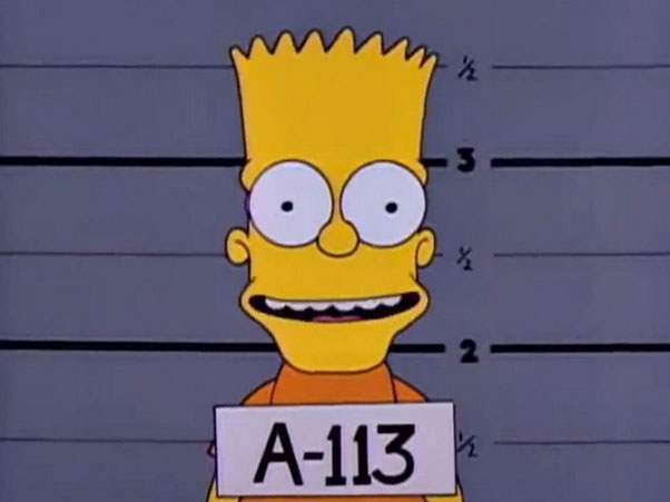 A-113 appears as a common easter egh throughout the show.