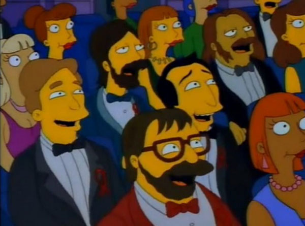 The Simpsons creator Matt Groening also makes cameos every now and then.