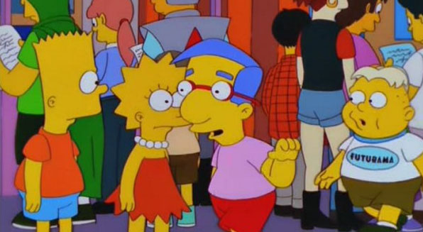 And here's a hint Futurama was on the way, before it even happened on TV!