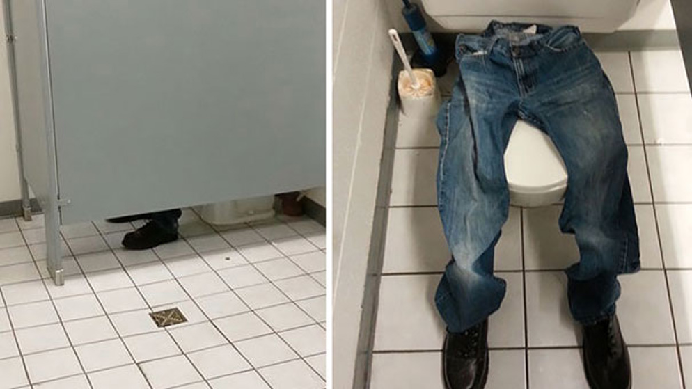'Engaged' toilet could work?