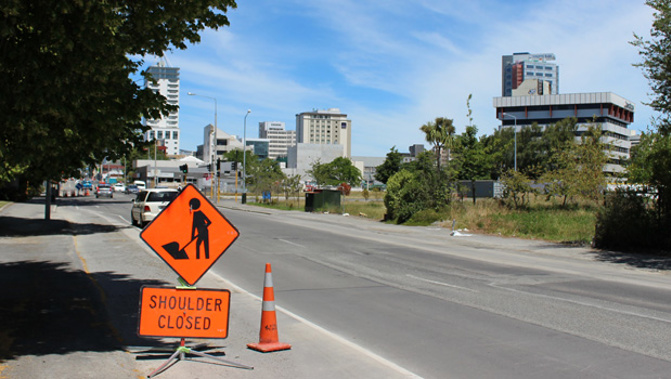 Manchester St in Christchurch (Edward Swift)