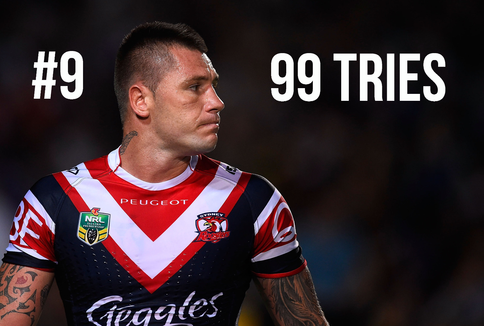 Top 10 NRL Try Scorers Among Active Players